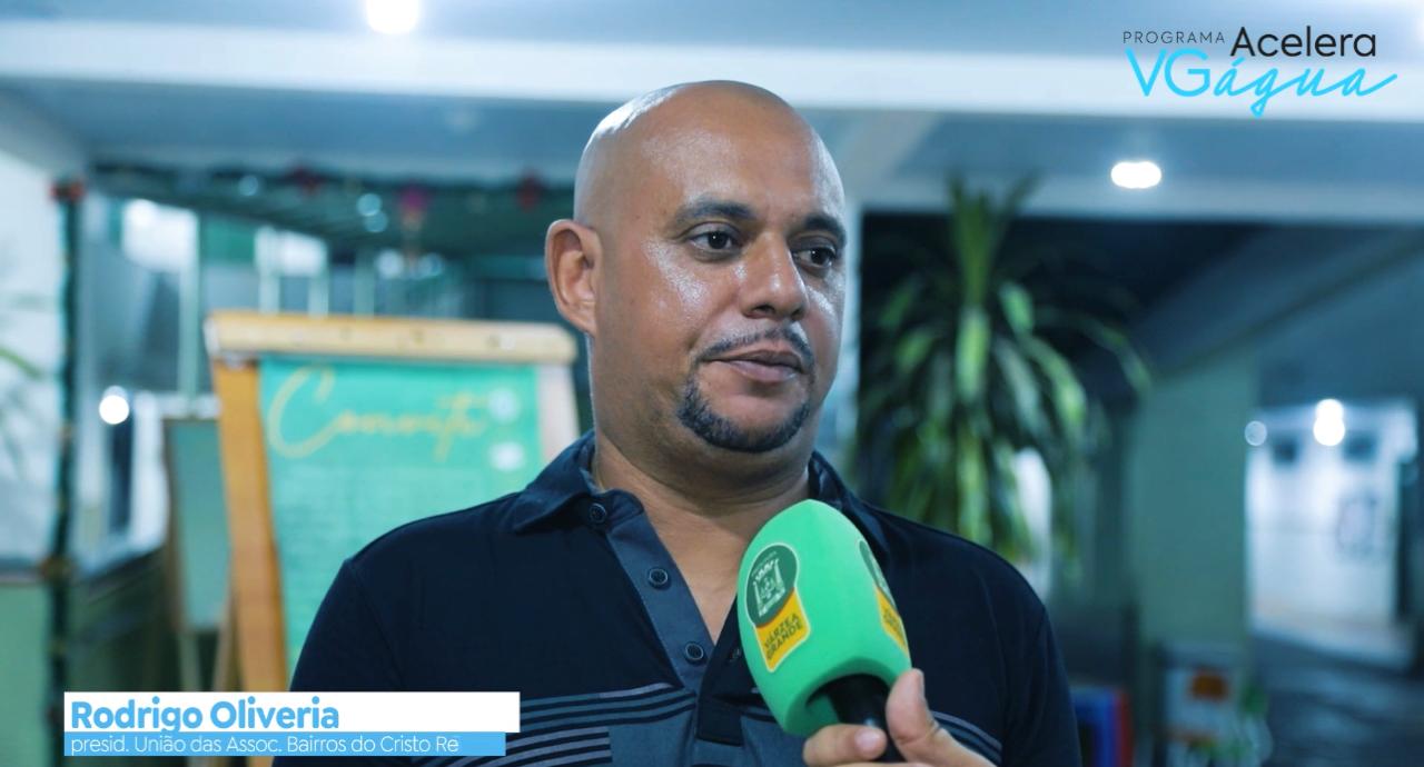 Rodrigo Oliveira – presidente da União das Associações de Bairros do Cristo Rei