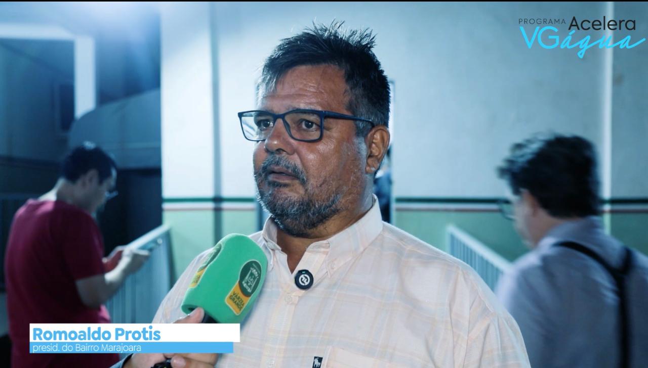 Romoaldo Protis – presidente do bairro Marajoara